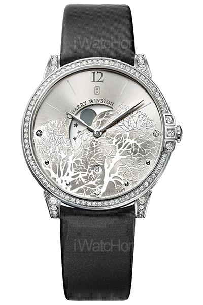 Midnight 靜夜系列仕女月相腕錶